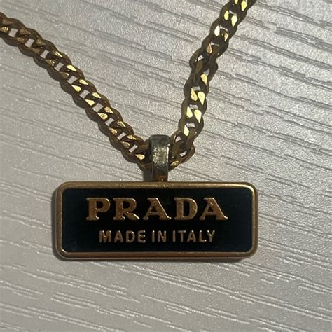 prada reworked necklace|prada necklace for boys.